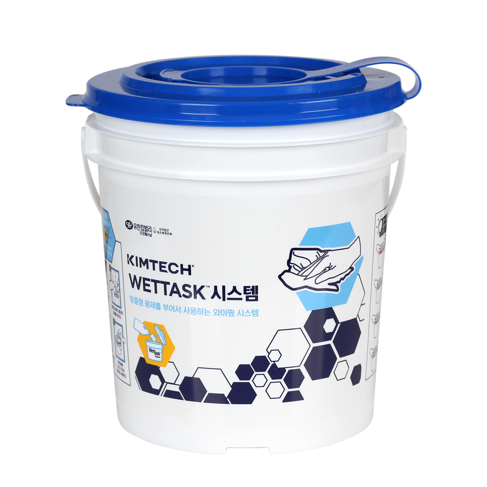 킴테크 WETTASK 뽑아쓰는 와이퍼 전용용기